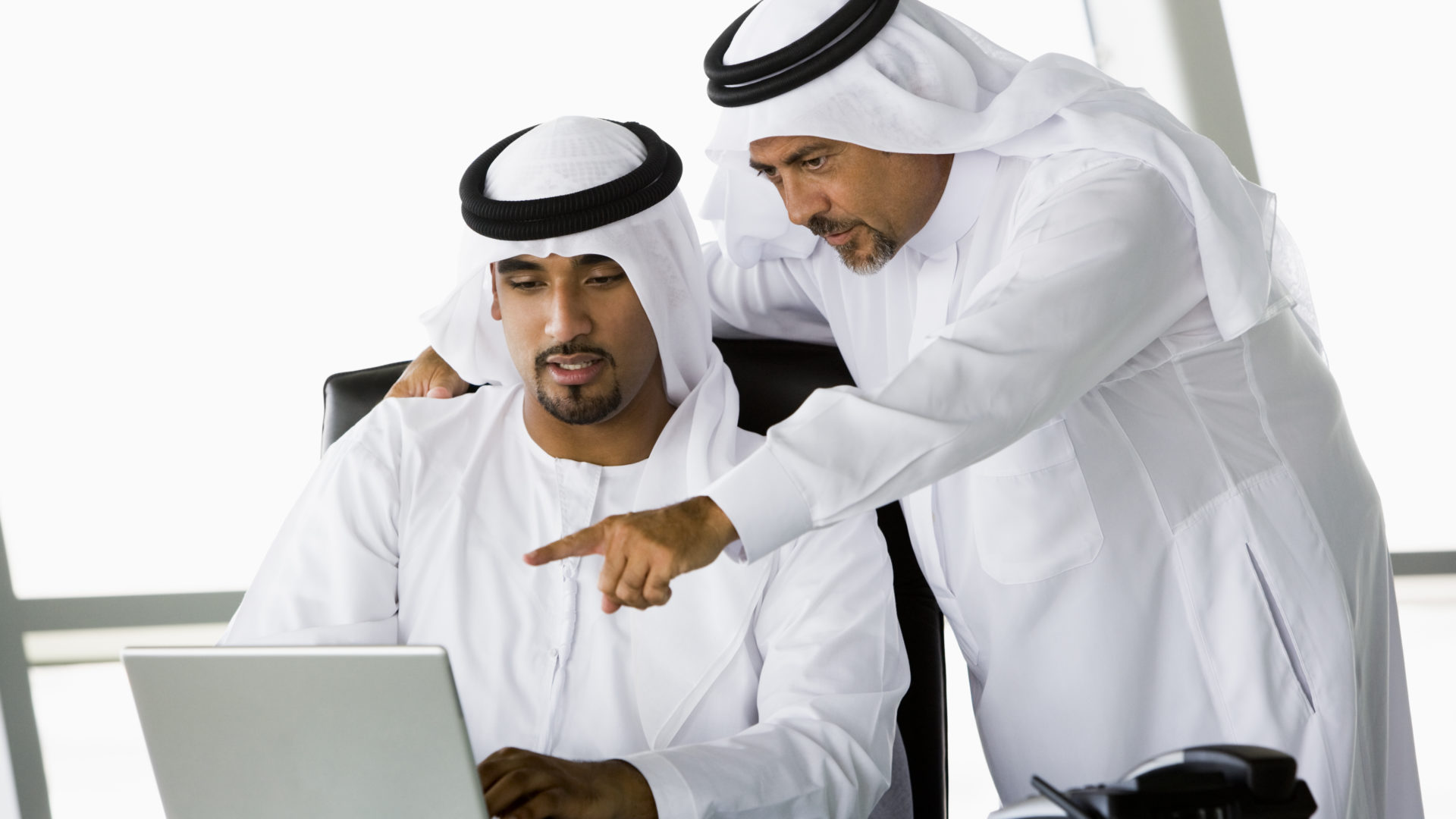 Middle Eastern businessmen Middle Eastern businessmen